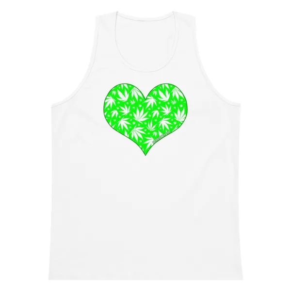 Love Weed – Men’s premium tank top - Image 13