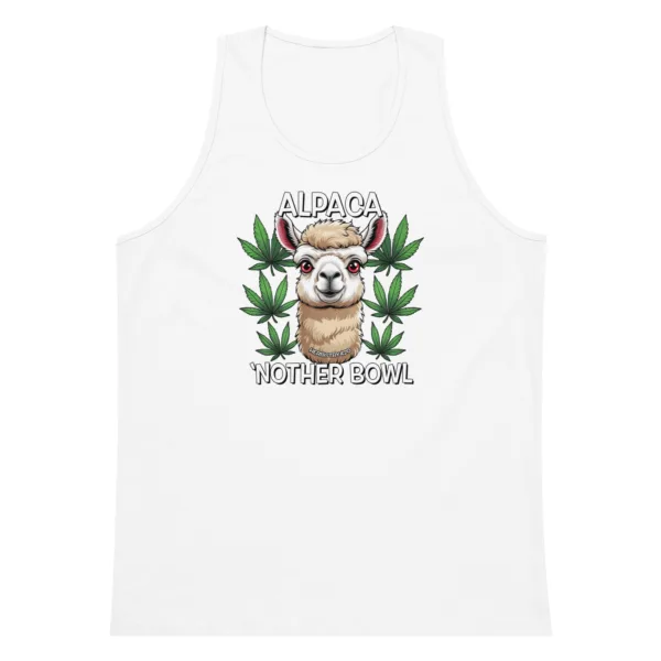 Alpaca 'Nother Bowl – Men’s premium tank top - Image 13