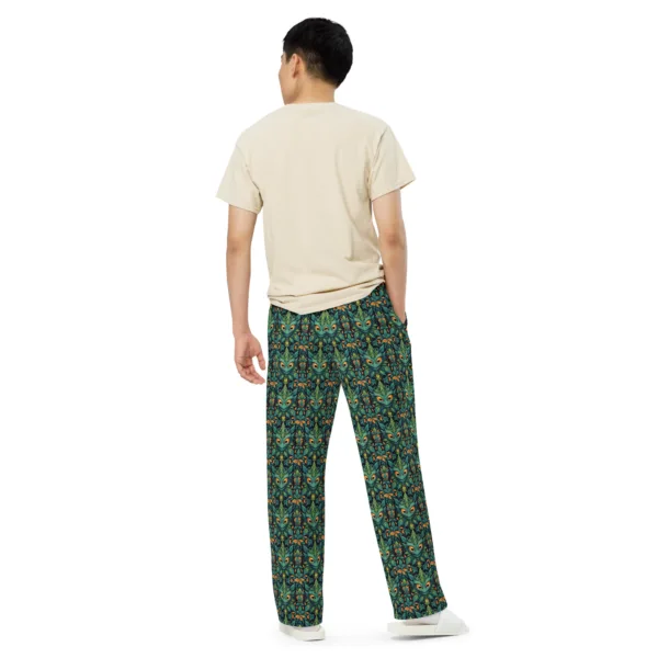 CannaDemon – All-over print unisex wide-leg pants - Image 2