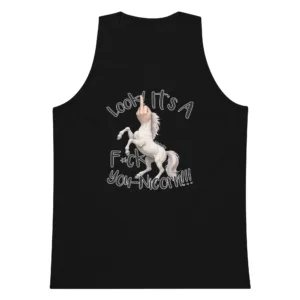 F•ck Unicorn – Men’s premium tank top