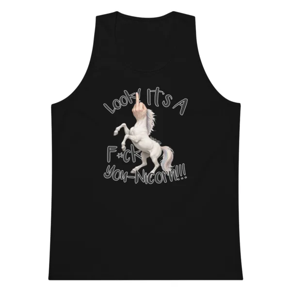 F•ck Unicorn – Men’s premium tank top