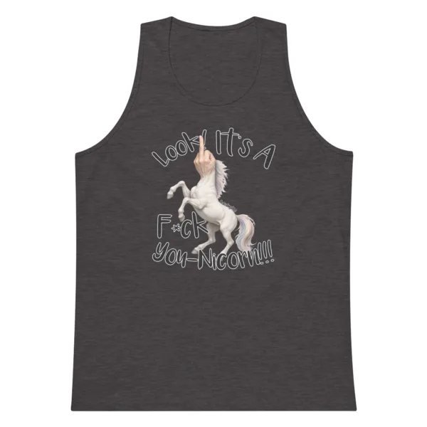 F•ck Unicorn – Men’s premium tank top - Image 5