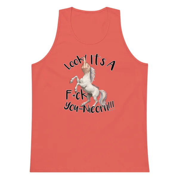 F•ck Unicorn – Men’s premium tank top - Image 8