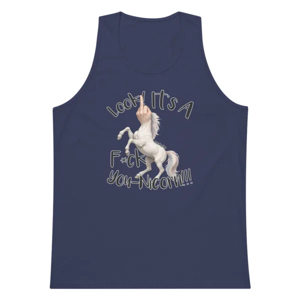 F•ck Unicorn – Men’s premium tank top - Image 6