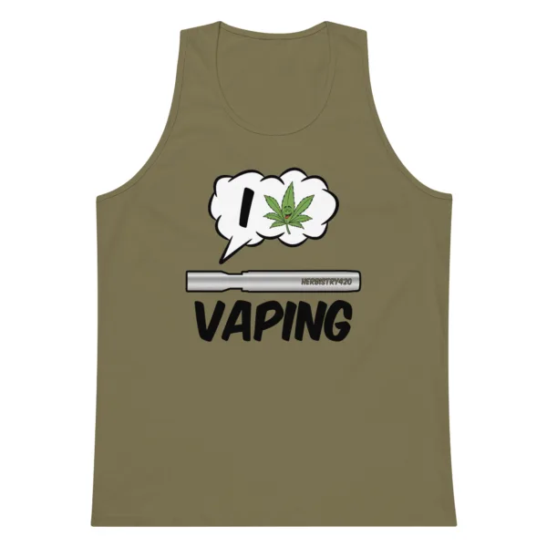 I Love Vaping – Men’s premium tank top - Image 3