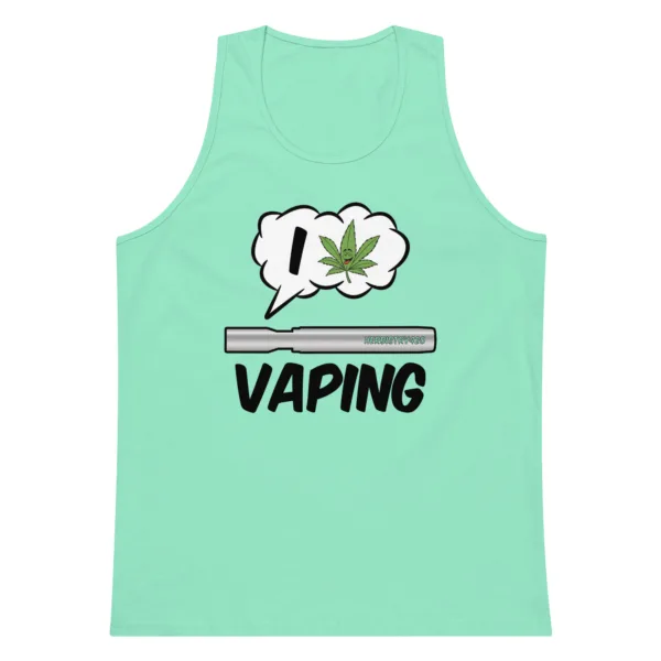 I Love Vaping – Men’s premium tank top - Image 8