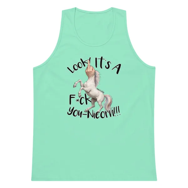 F•ck Unicorn – Men’s premium tank top - Image 12