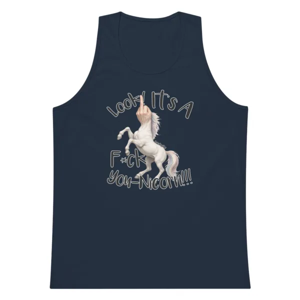 F•ck Unicorn – Men’s premium tank top - Image 4