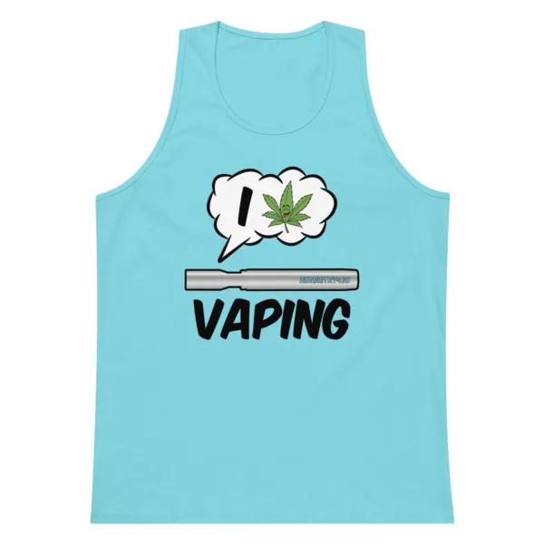 I Love Vaping – Men’s premium tank top - Image 7