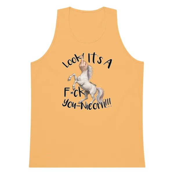 F•ck Unicorn – Men’s premium tank top - Image 10