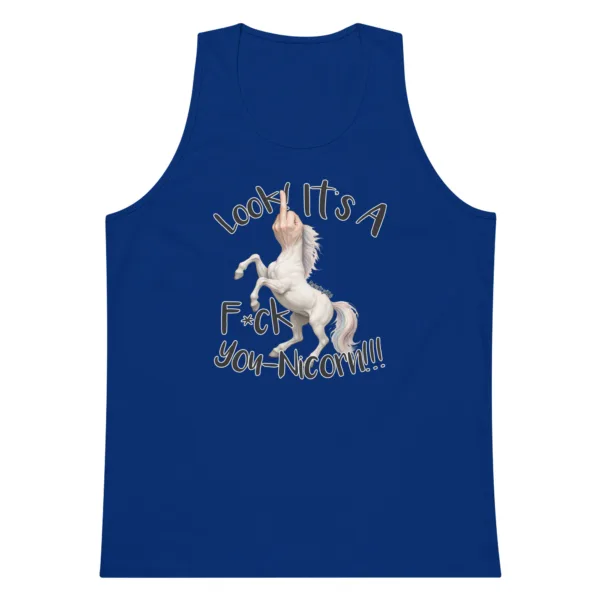 F•ck Unicorn – Men’s premium tank top - Image 2