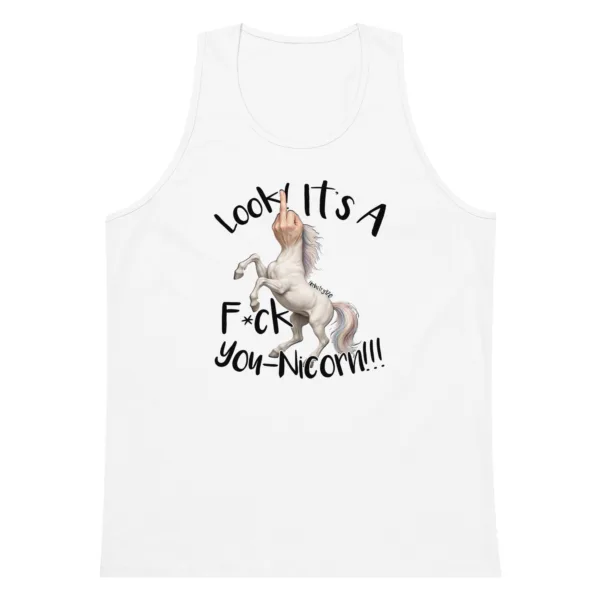 F•ck Unicorn – Men’s premium tank top - Image 13