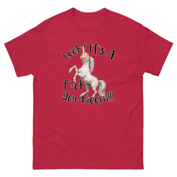 F•ck Unicorn – Unisex classic tee - Image 5
