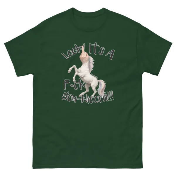 F•ck Unicorn – Unisex classic tee - Image 4