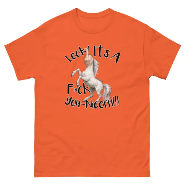 F•ck Unicorn – Unisex classic tee - Image 10