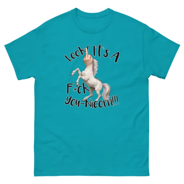 F•ck Unicorn – Unisex classic tee - Image 11