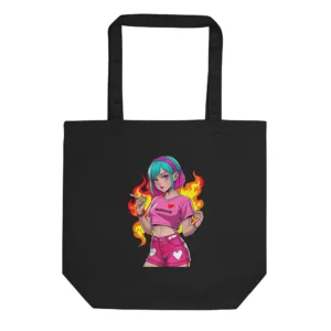 Anime Vape Girl – Eco Tote Bag