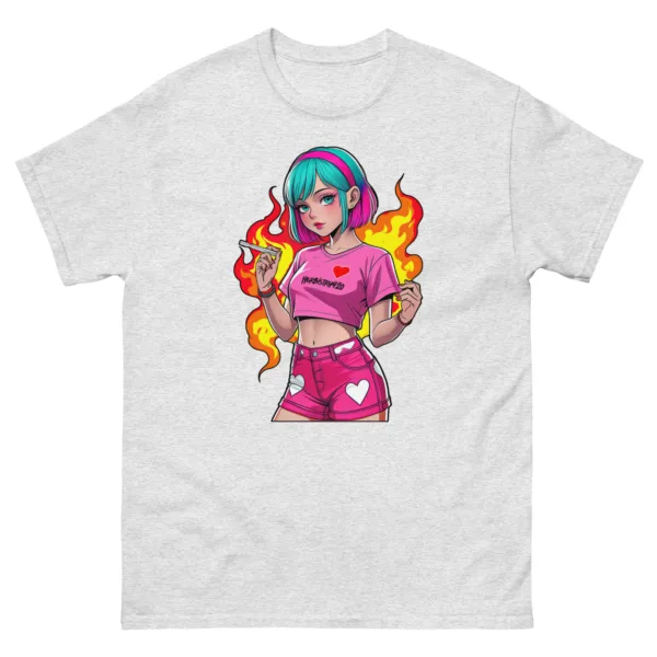 Anime Vape Girl - Unisex classic tee - Image 16