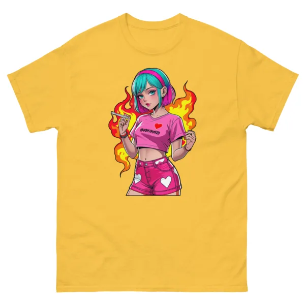 Anime Vape Girl - Unisex classic tee - Image 14