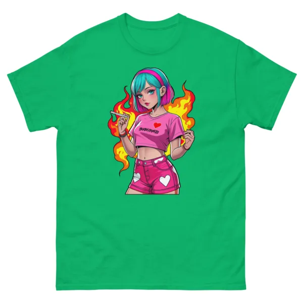 Anime Vape Girl - Unisex classic tee - Image 11