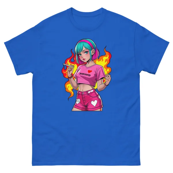 Anime Vape Girl - Unisex classic tee - Image 5