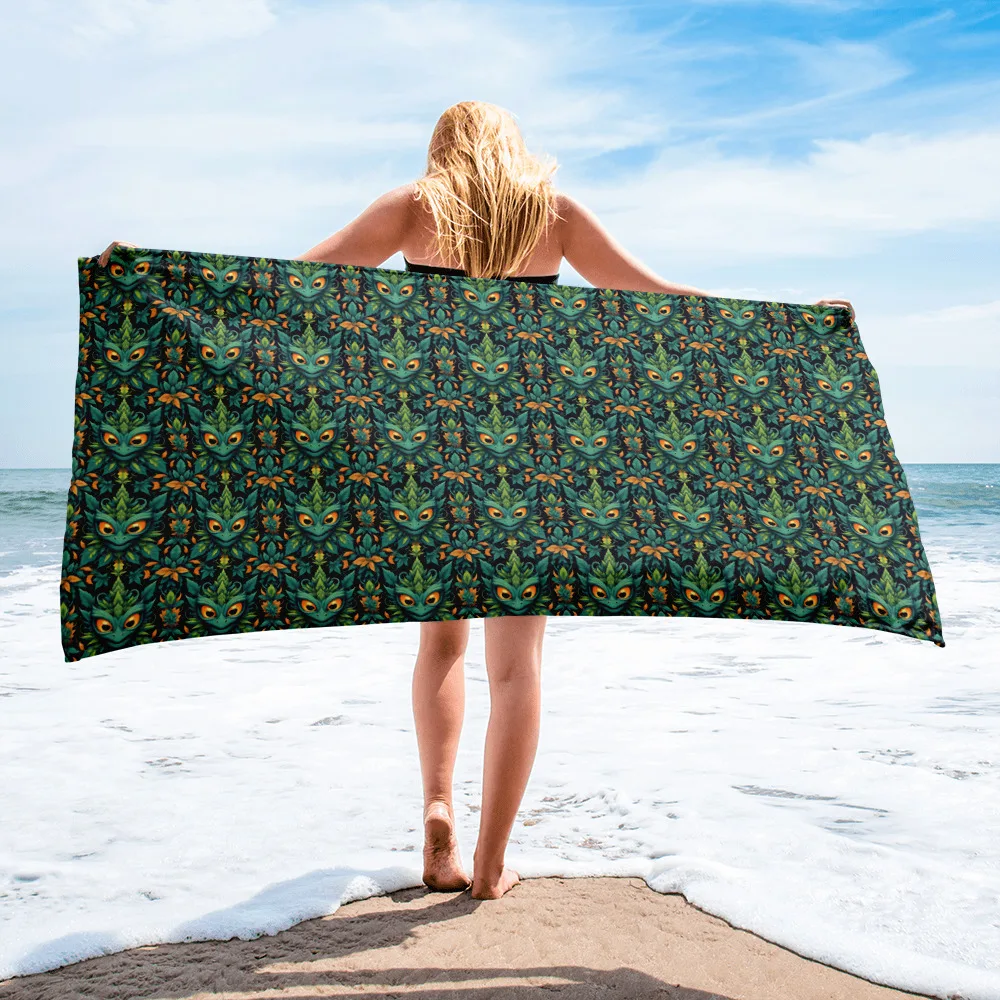 Canna Demon – Beach Towel