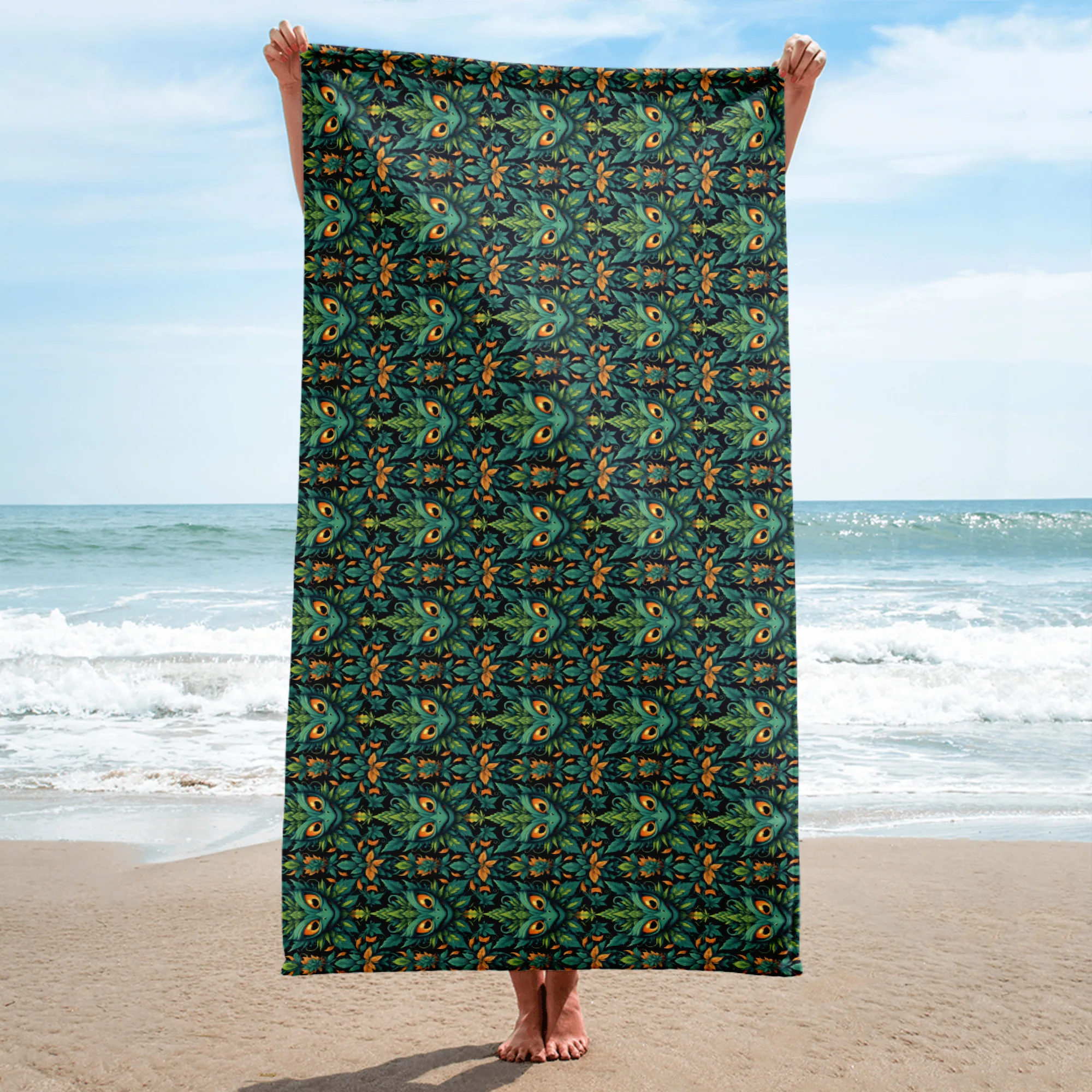 Canna Demon – Beach Towel