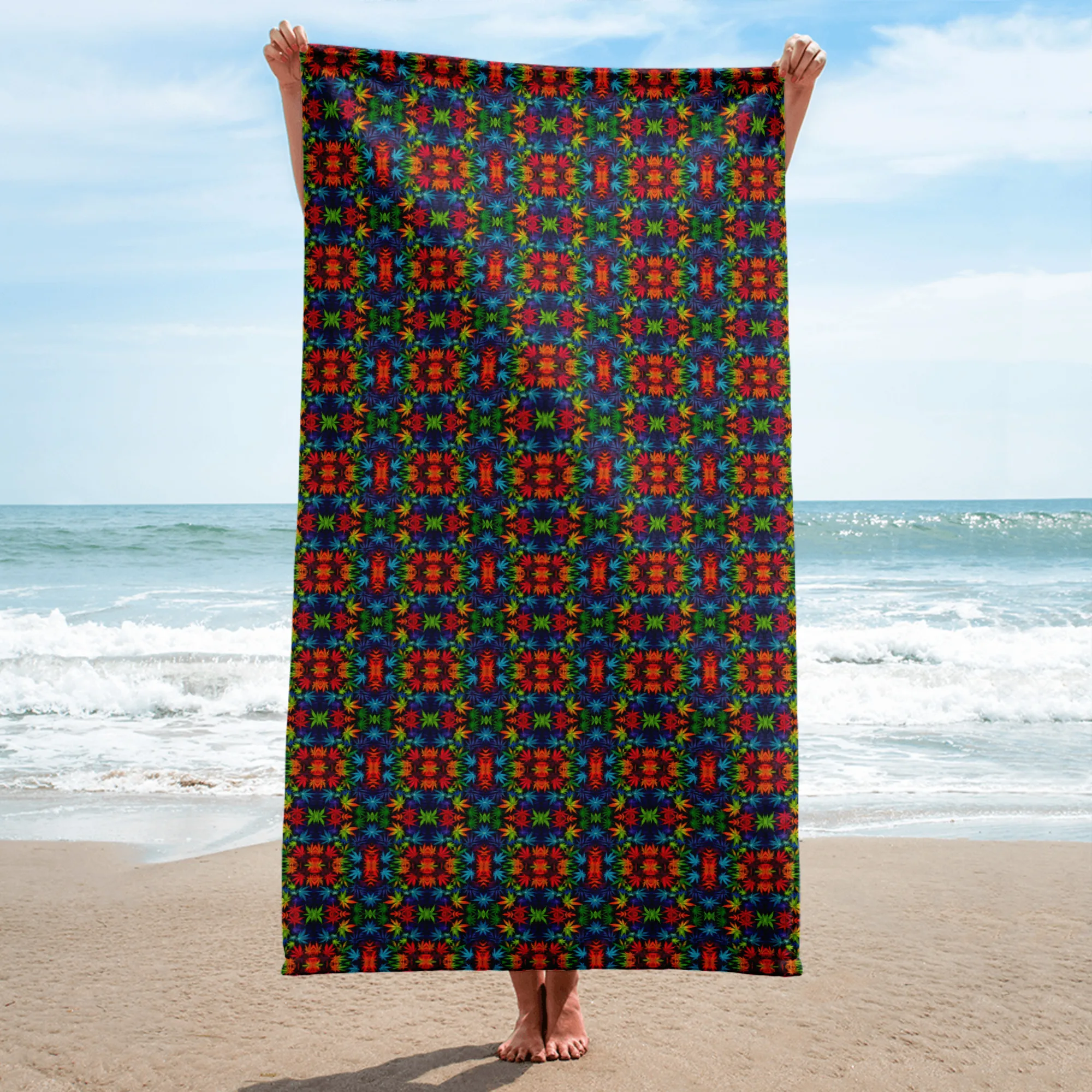 Colorful Leaves – Beach Towel