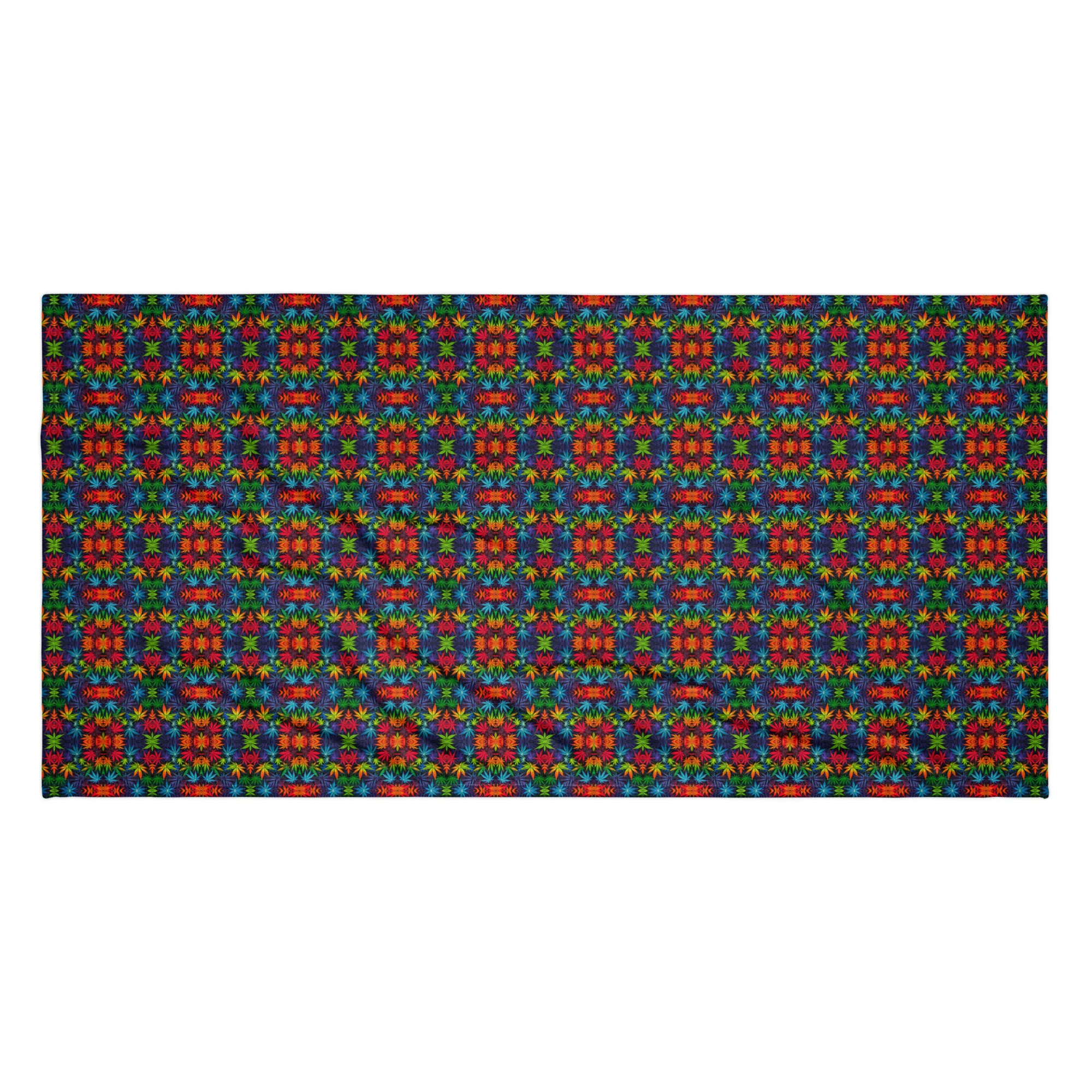 Colorful Leaves – Beach Towel - Image 4