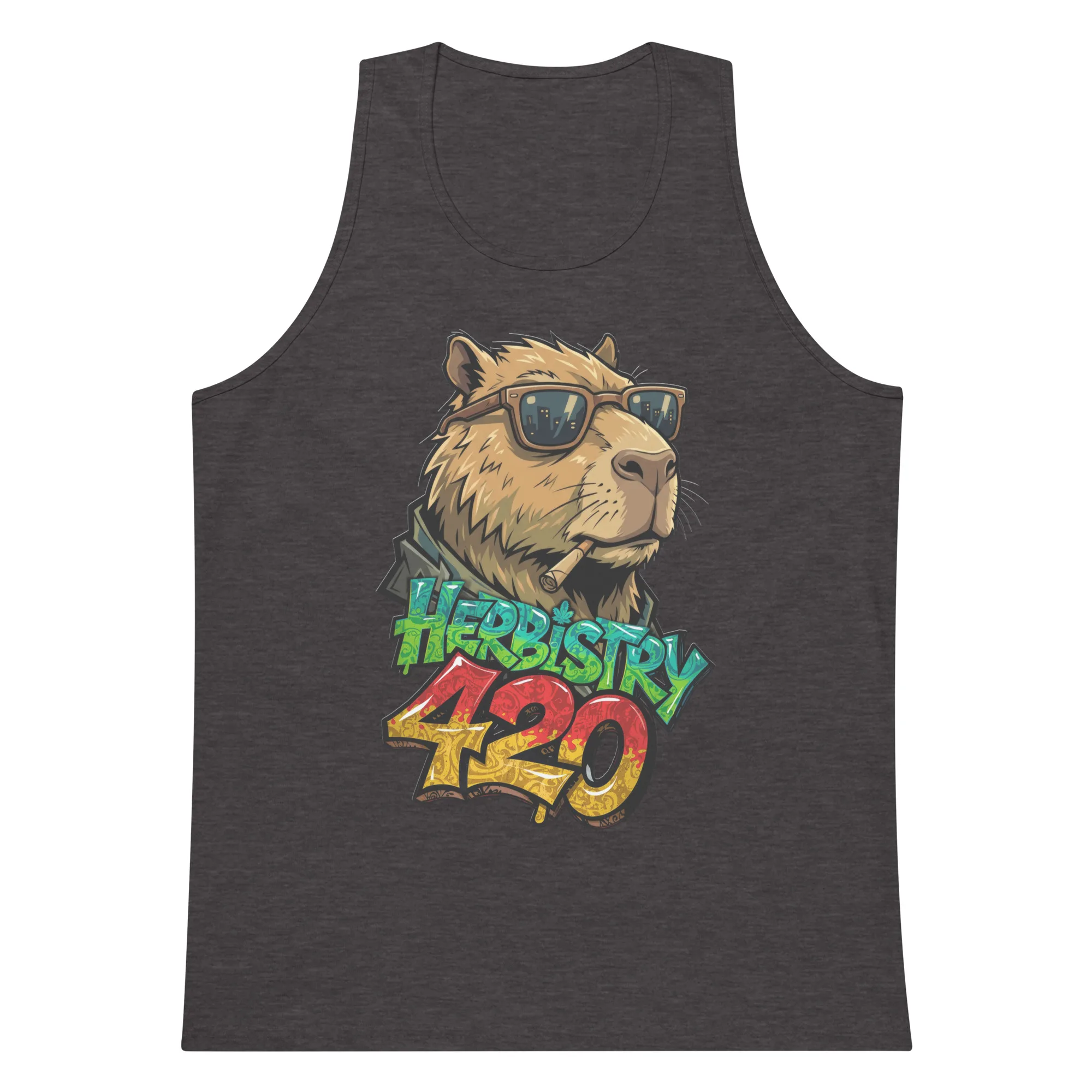 Cappy Life – Men’s premium tank top - Image 4