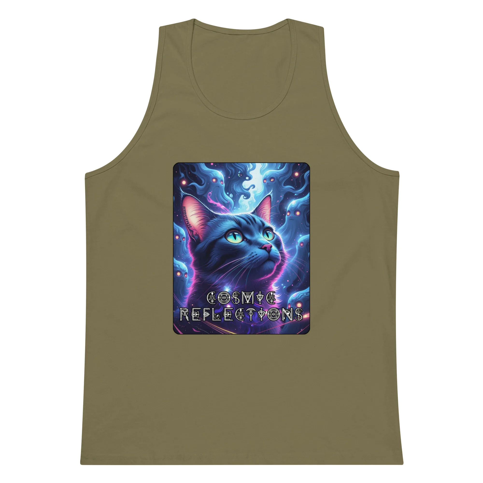 Cosmic Reflections – Men’s Premium Tank Top - Image 5