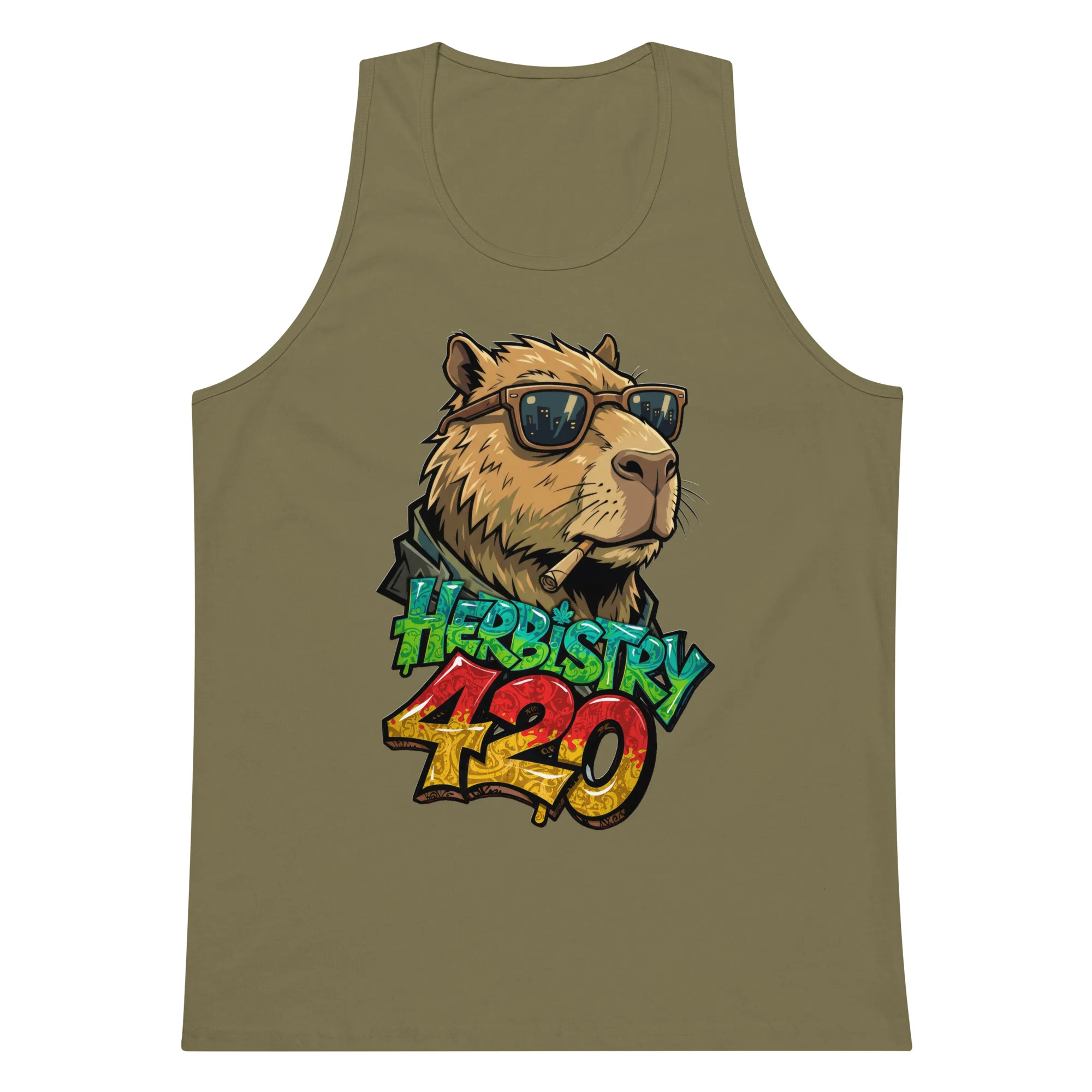 Cappy Life – Men’s premium tank top - Image 5