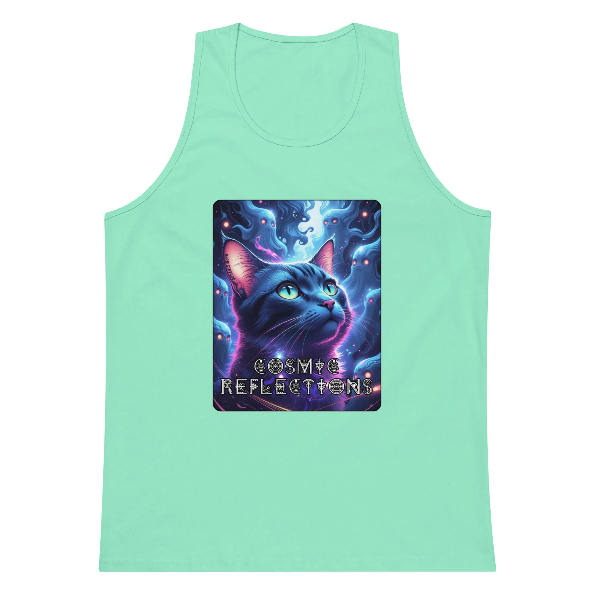 Cosmic Reflections – Men’s Premium Tank Top - Image 10
