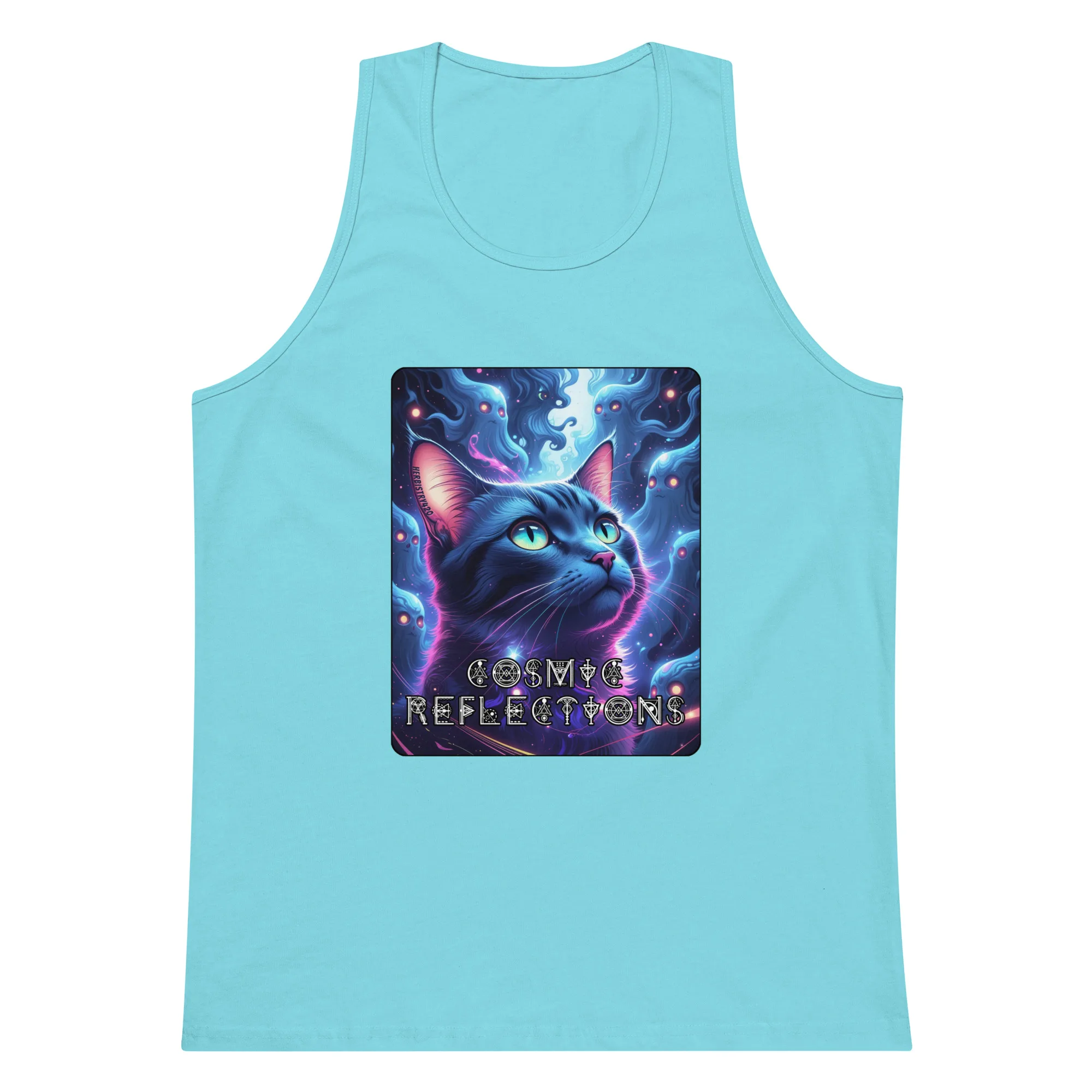 Cosmic Reflections – Men’s Premium Tank Top - Image 9