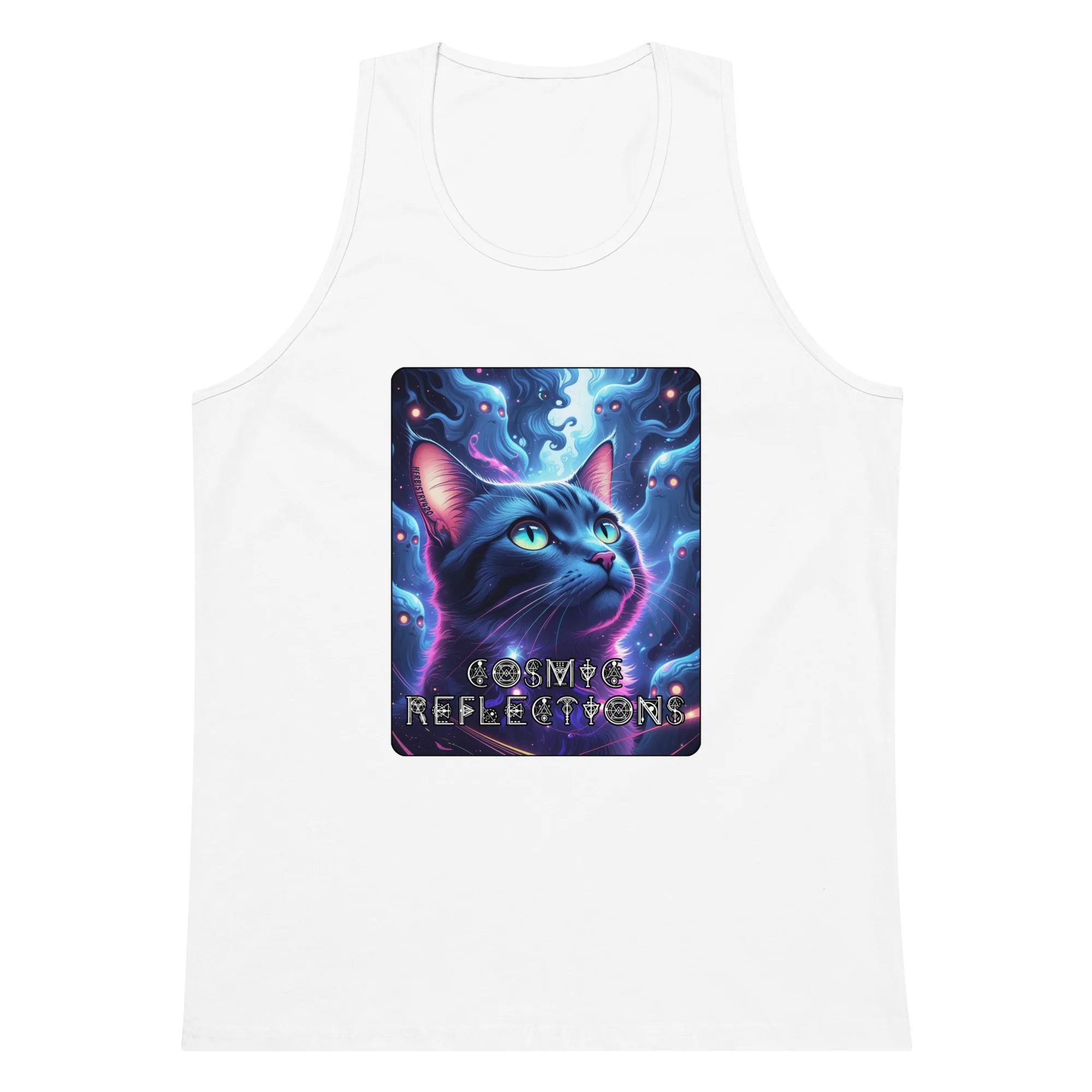 Cosmic Reflections – Men’s Premium Tank Top - Image 11