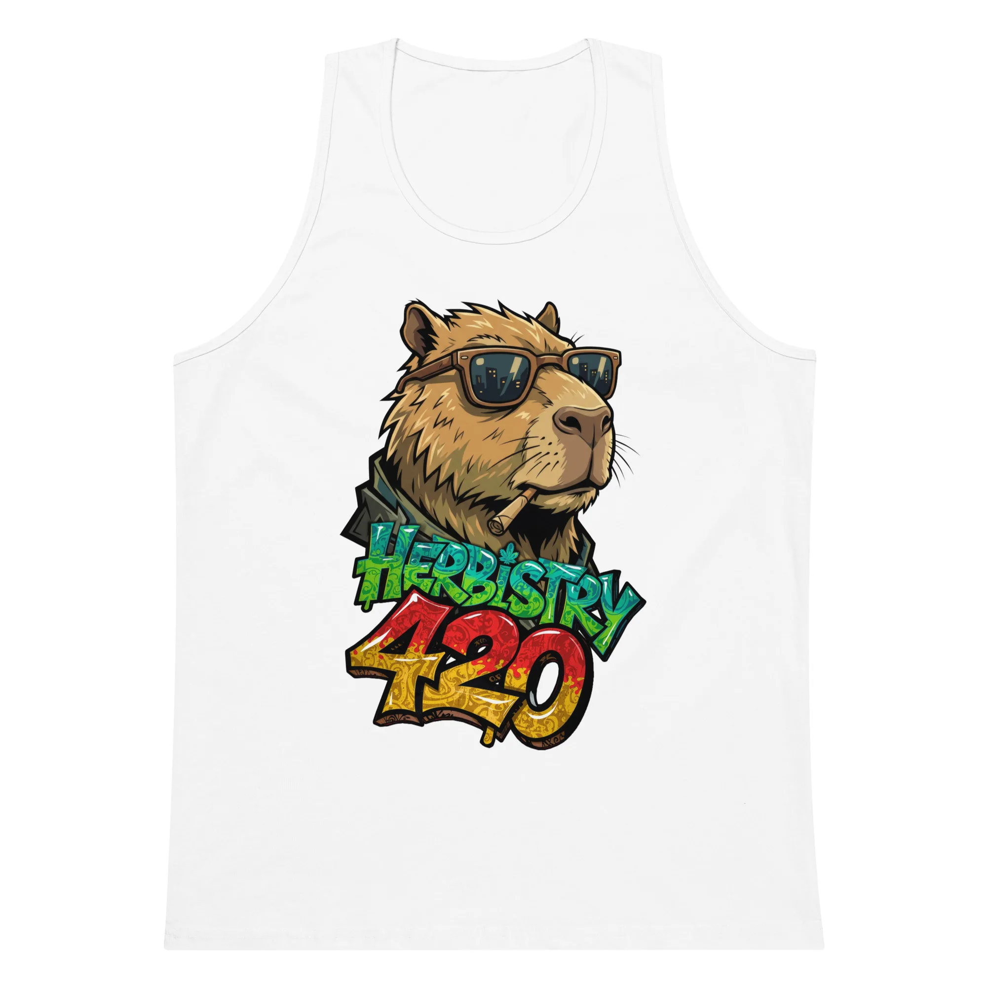 Cappy Life – Men’s premium tank top - Image 11