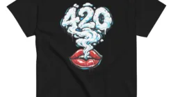 420 lips weed t shirt