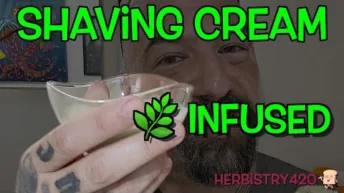cannabis infused shaving cream