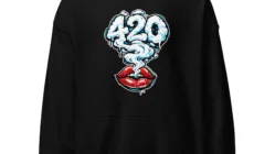 420 lips hoodie
