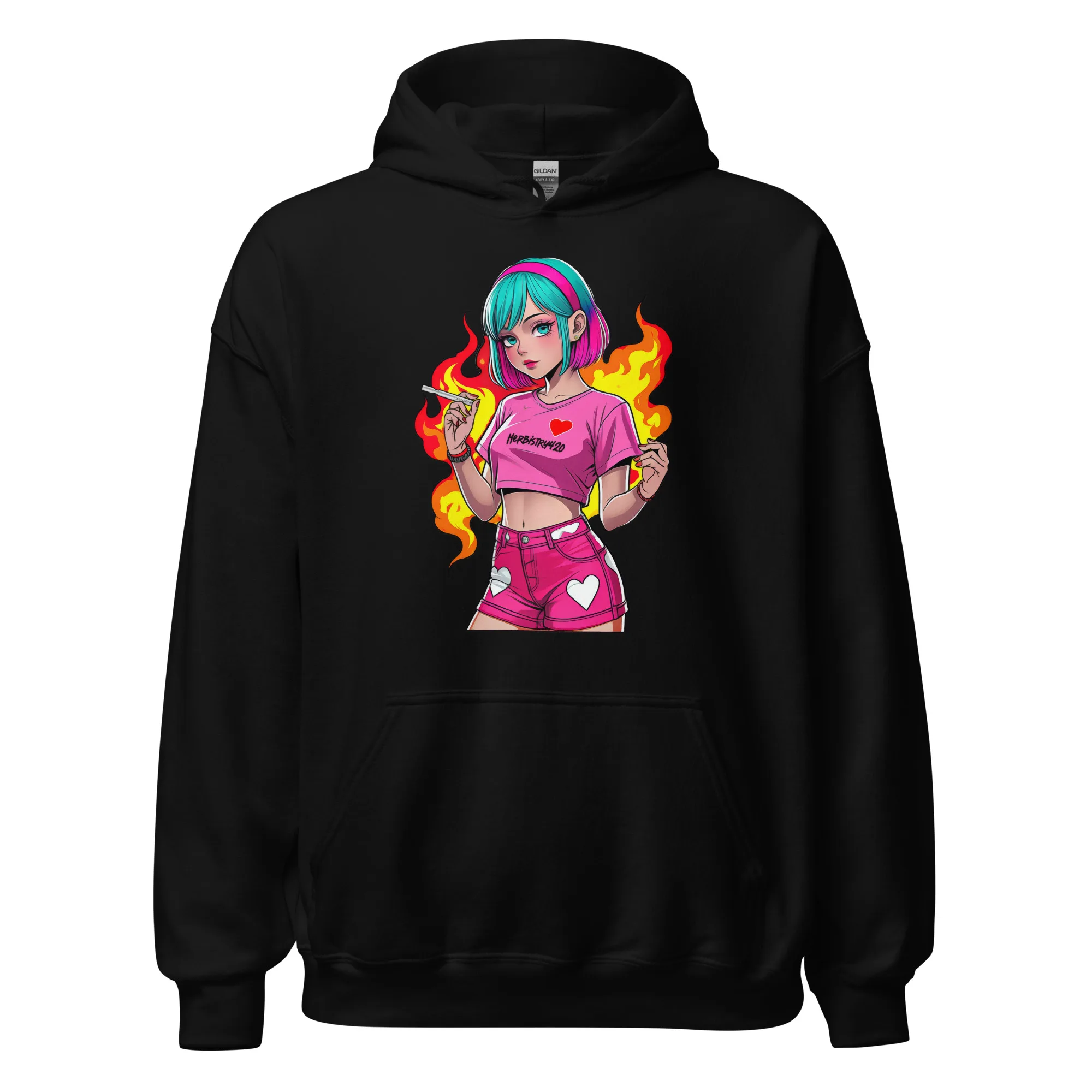 Anime Vape Girl – Unisex Hoodie