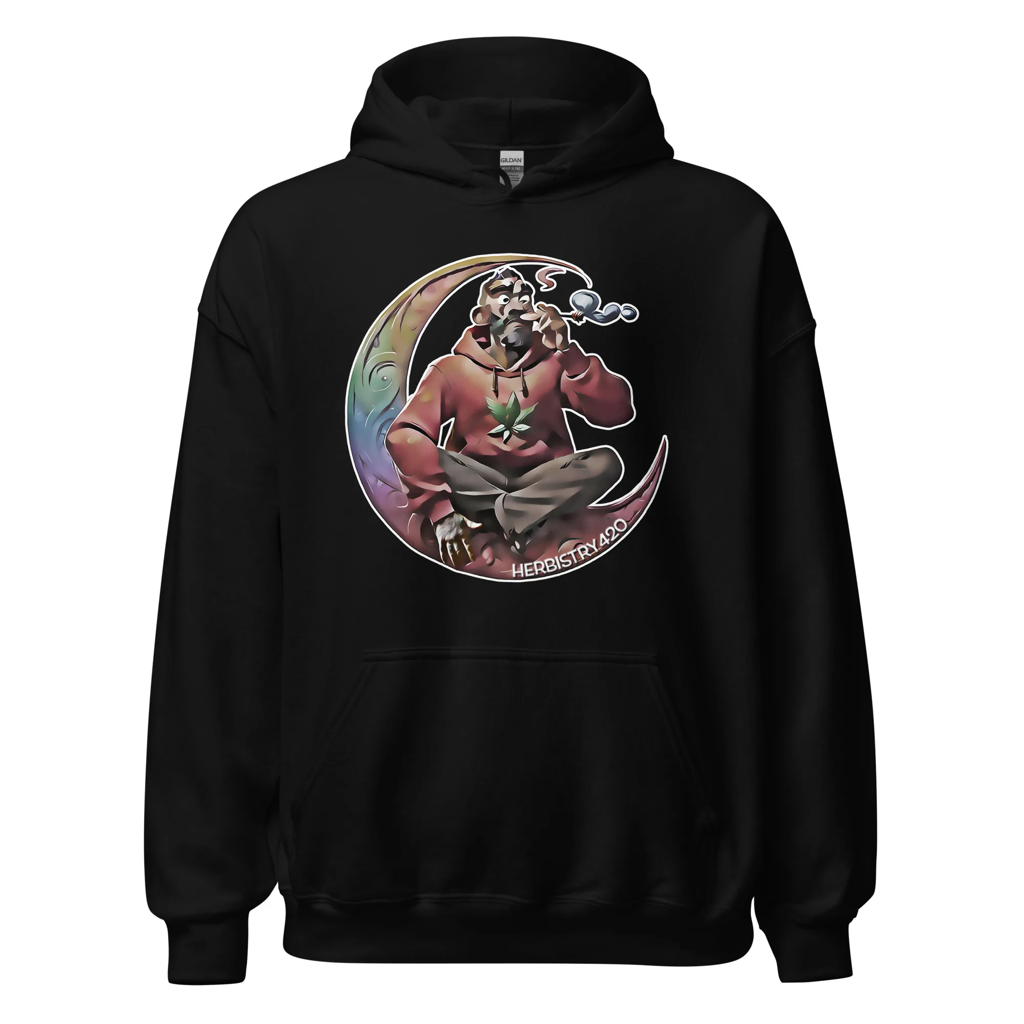Smoking on the Moon – Unisex Hoodie