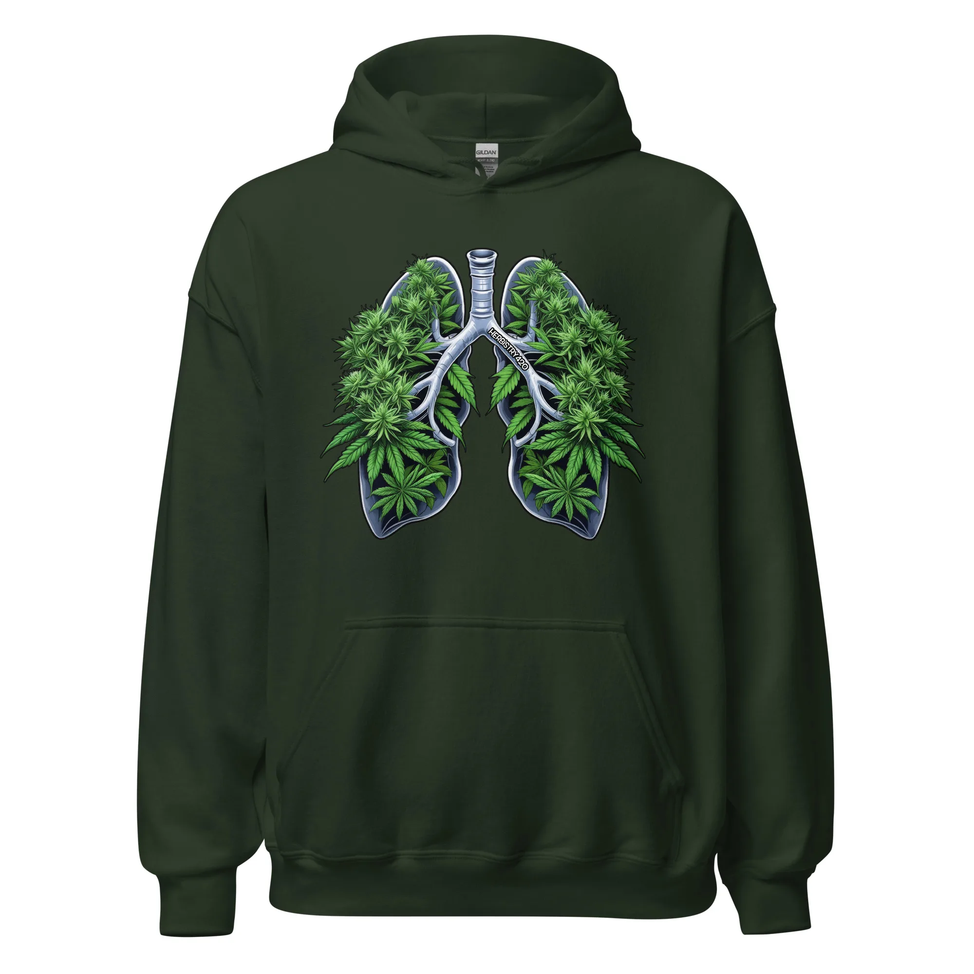 Weed Lungs – Unisex Hoodie - Image 6