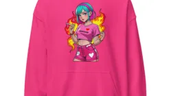 anime vape girl hoodie