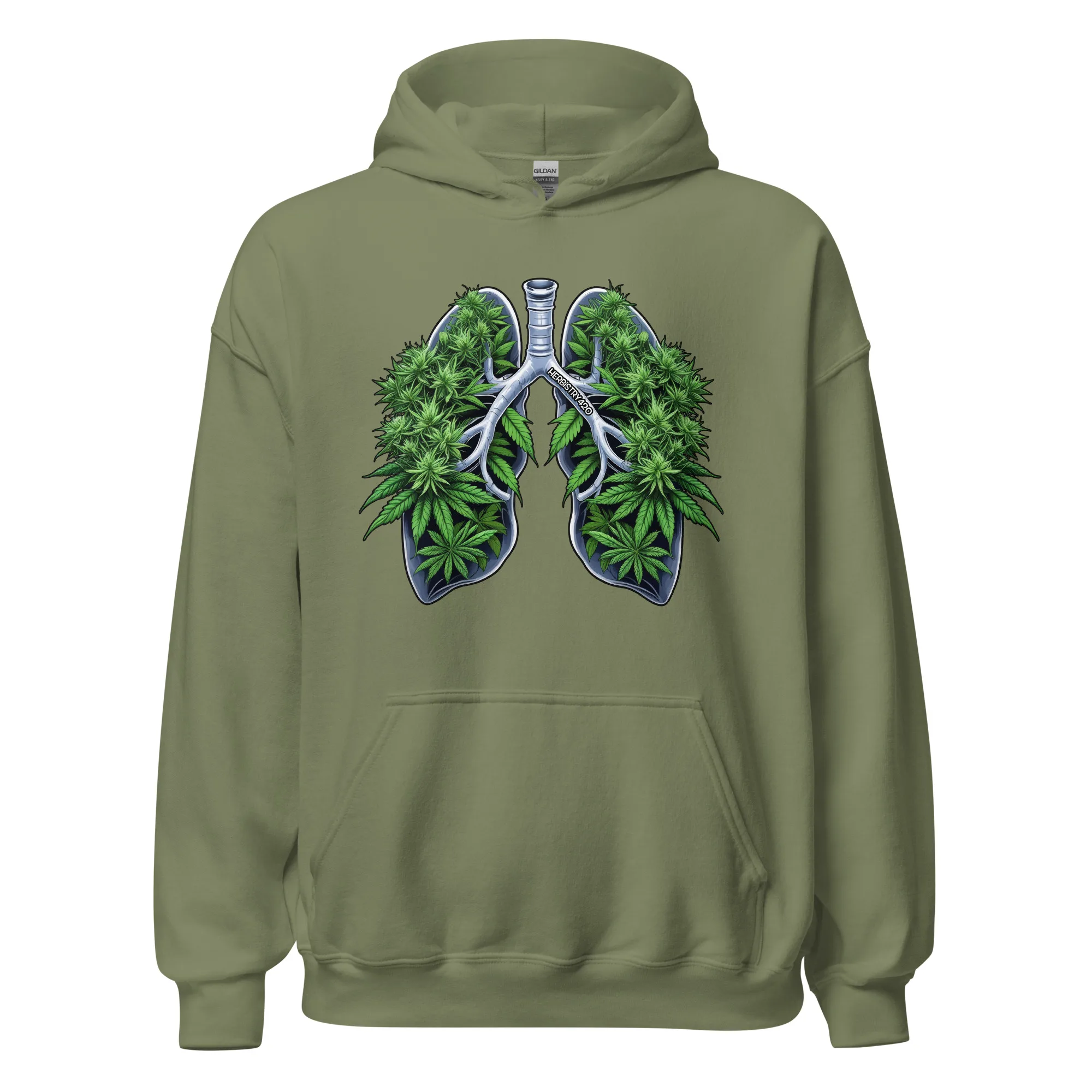 Weed Lungs – Unisex Hoodie - Image 17
