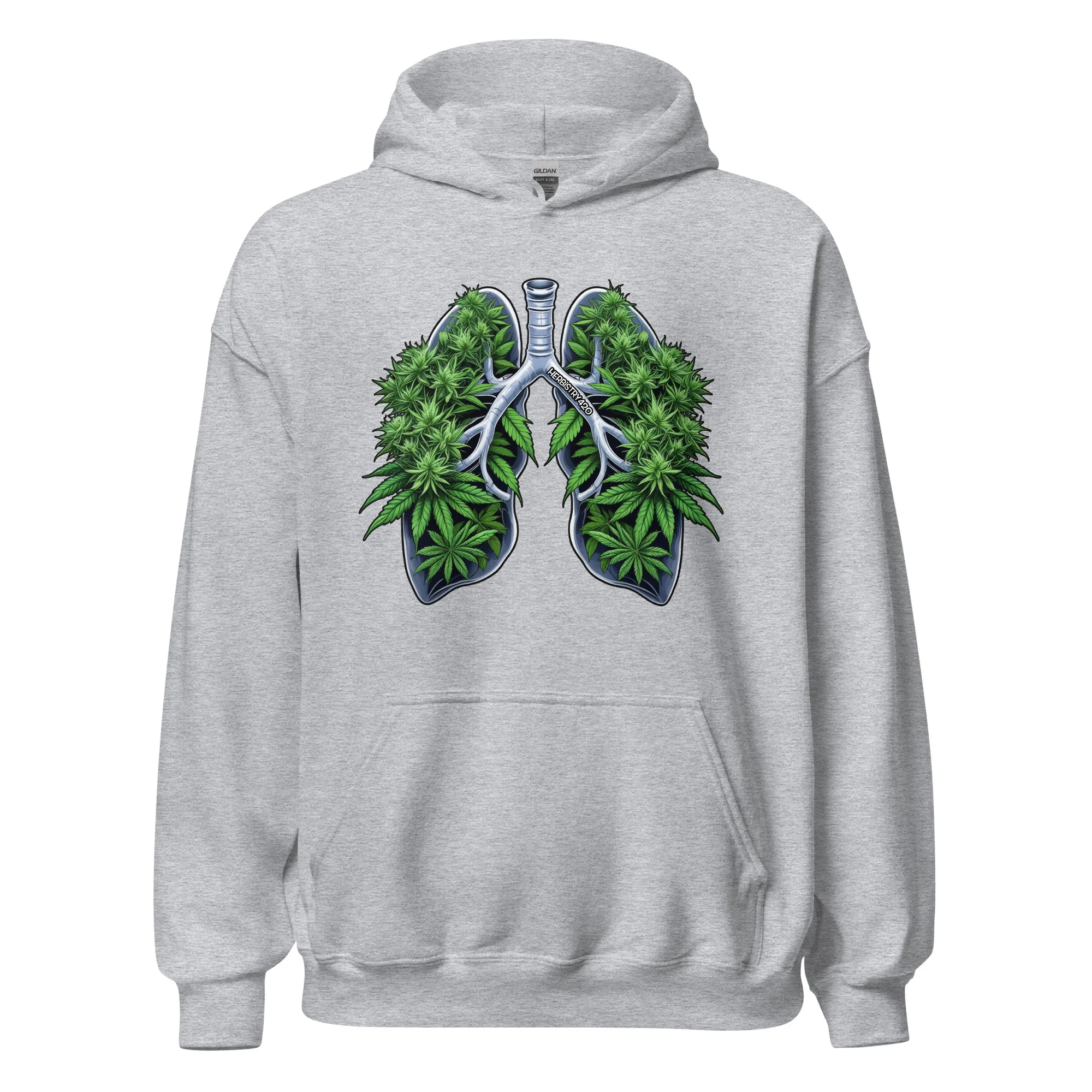 Weed Lungs – Unisex Hoodie - Image 18